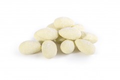 Migdały w białej czekoladzie z kokosem - luzy 2 kg           